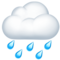 Cloud With Rain emoji on Apple